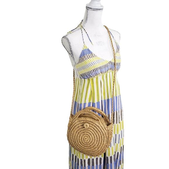 Cute Rattan Straw Crossbody Bag - Perfect for Summer! - Picture 1 of 5